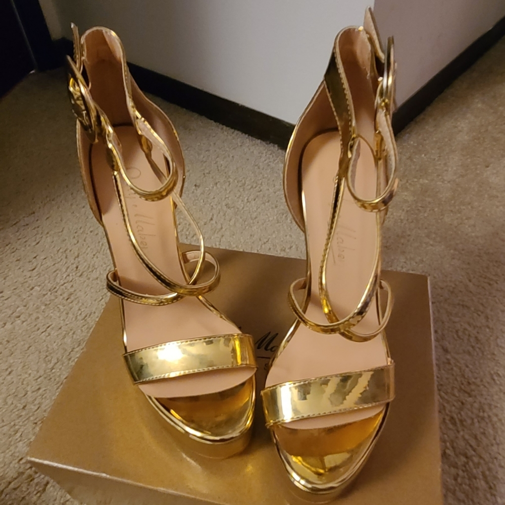 Women's Gold High Heel